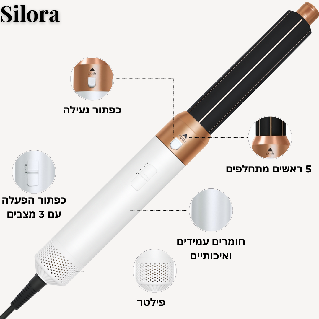 מעצב השיער של Silora